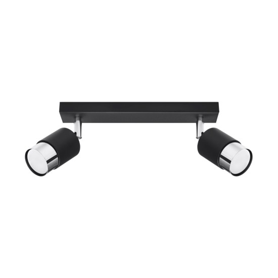 SOLLUX CEILING LAMP SPOT NERO 2 SL.1065