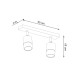 SOLLUX CEILING LAMP SPOT NERO 2 SL.1065
