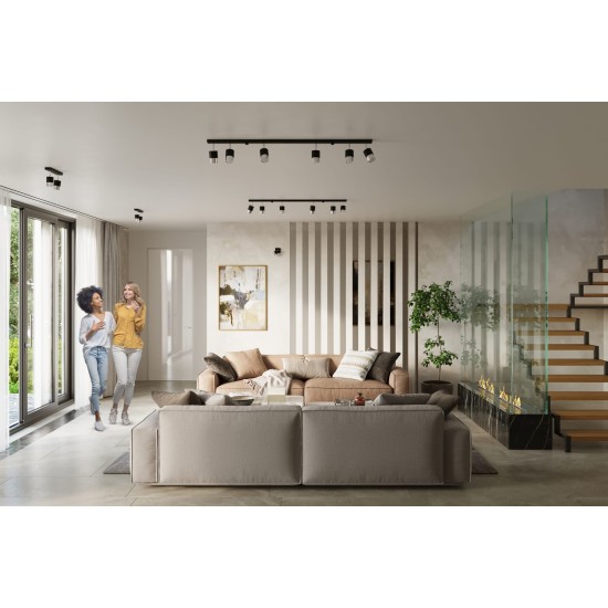SOLLUX CEILING LAMP SPOT NERO 2 SL.1065