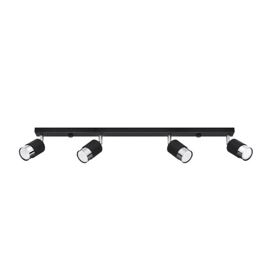 SOLLUX CEILING LAMP SPOT NERO 4 SL.1067