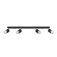 SOLLUX CEILING LAMP SPOT NERO 4 SL.1067