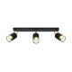 SOLLUX CEILING LAMP SPOT NERO 3 SL.1071