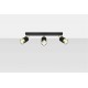 SOLLUX CEILING LAMP SPOT NERO 3 SL.1071