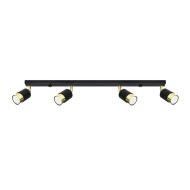 SOLLUX CEILING LAMP SPOT NERO 4 SL.1072