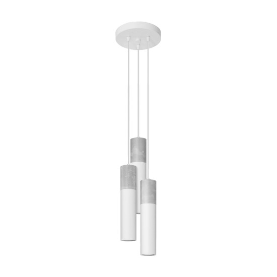 SOLLUX BORGIO P3 HANGING LAMP WHITE GU10 3X40W IP20 SL.1080