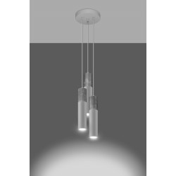 SOLLUX BORGIO P3 HANGING LAMP WHITE GU10 3X40W IP20 SL.1080