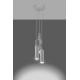 SOLLUX BORGIO P3 HANGING LAMP WHITE GU10 3X40W IP20 SL.1080