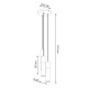 SOLLUX BORGIO P3 HANGING LAMP WHITE GU10 3X40W IP20 SL.1080