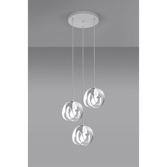 SOLLUX ПОЛИЛЕЙ TULOS 3 БЯЛ E27 3x60W IP20 SL.1084