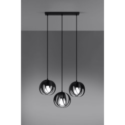 SOLLUX ПОЛИЛЕЙ TULOS 3 ЧЕРЕН E27 3x60W IP20 SL.1089