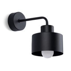 SOLLUX WALL LAMP SAVAR 1 BLACK SL.1129