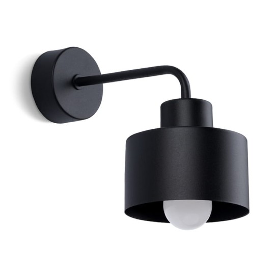 SOLLUX WALL LAMP SAVAR 1 BLACK SL.1129