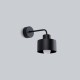 SOLLUX WALL LAMP SAVAR 1 BLACK SL.1129