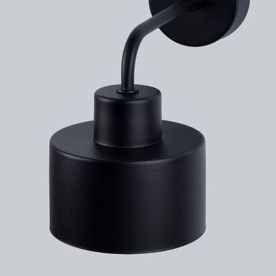 SOLLUX WALL LAMP SAVAR 1 BLACK SL.1129