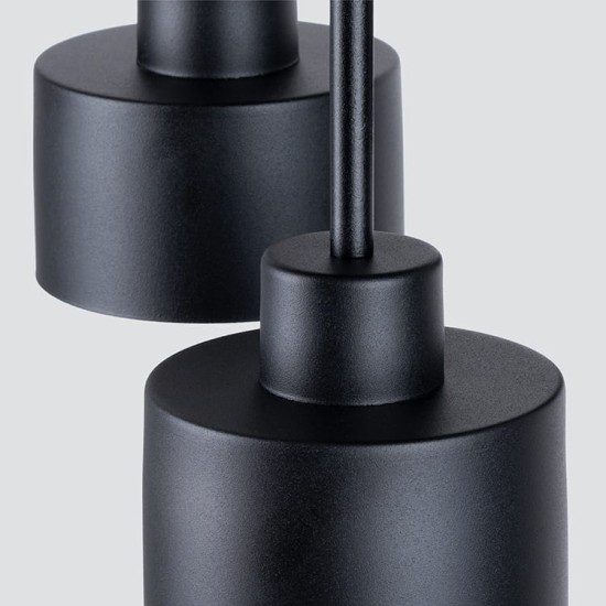 SOLLUX CHANDELIER SAVAR 3 BLACK E27 3x60W IP20 SL.1131