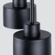 SOLLUX CHANDELIER SAVAR 3 BLACK E27 3x60W IP20 SL.1131