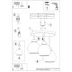 SOLLUX CANDELABRU ALINO 3 E27 3x60W IP20 SL.1140 NEGRU