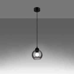 SOLLUX PENDUL ALINO 1 NEGRU E27 1x60 IP20 SL.1141