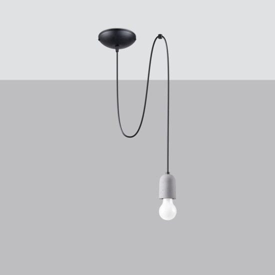 SOLLUX PENDUL NESO 1 LONG SL.1159 NEGRU
