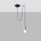 SOLLUX PENDUL NESO 1 LONG SL.1159 NEGRU