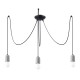 SOLLUX CANDELABRU NESO 3 SL.1160 NEGRU