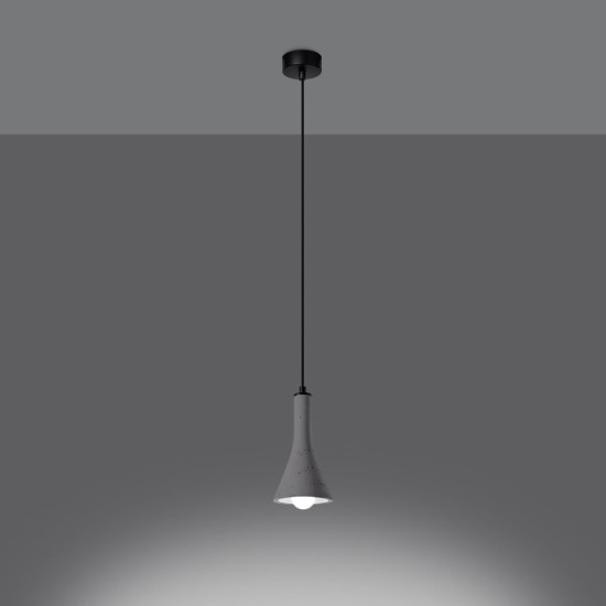 SOLLUX PENDANT GREY REA 1 SL.1223