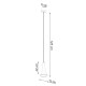 SOLLUX PENDANT GREY REA 1 SL.1223