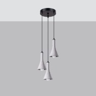 SOLLUX PENDANT GREY REA 3P SL.1226