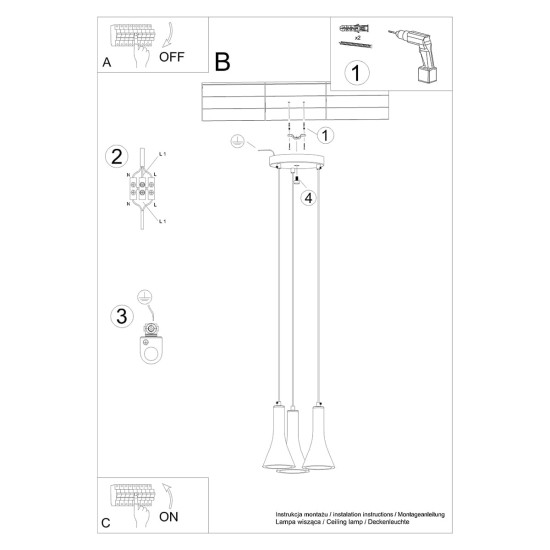 SOLLUX PENDUL REA 3P SL.1226