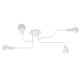 SOLLUX CHANDELIER VECTOR 4 WHITE SL.1442