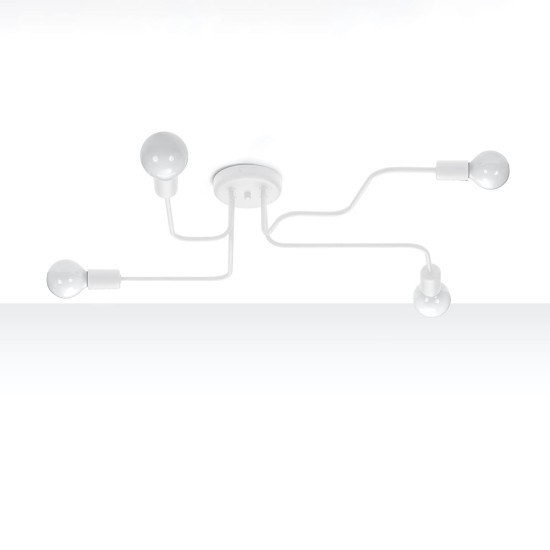 SOLLUX CHANDELIER VECTOR 4 WHITE SL.1442