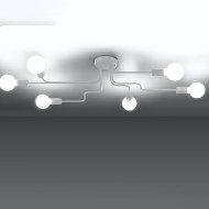 SOLLUX CHANDELIER VECTOR 6 WHITE SL.1443