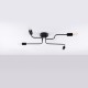 SOLLUX CHANDELIER VECTOR 4 BLACK SL.1446