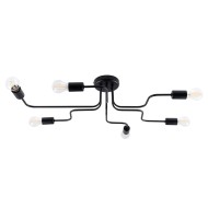 SOLLUX CANDELABRU VECTOR 6 NEGRU SL.1447