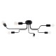 SOLLUX CHANDELIER VECTOR 6 BLACK SL.1447