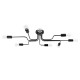 SOLLUX CHANDELIER VECTOR 8 BLACK SL.1448