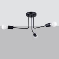 SOLLUX CHANDELIER NORAH 3 BLACK SL.1450
