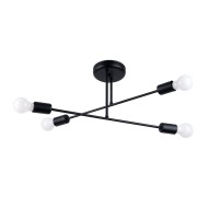 SOLLUX CHANDELIER NORAH 4 BLACK SL.1451
