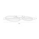 ITALUX LED ПЛАФОН NATANO ЧЕРЕН,СВЕТЛО ДЪРВО 28W 3000K 1050lm PLF-55362-25W-WO