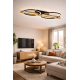 ITALUX LED ПЛАФОН NATANO ЧЕРЕН,СВЕТЛО ДЪРВО 28W 3000K 1050lm PLF-55362-25W-WO