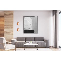 ITALUX АПЛИК NAUTI ОРАНЖЕВ СТЪКЛО, СТОМАНА 1ХG9 WL-37482-OR