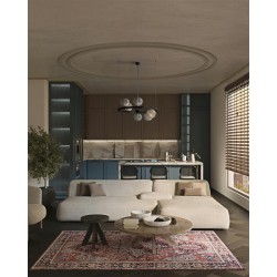 KAJA CHANDELIER SATURNO GLASS BLACK 6XG9 Ø12 K-5697