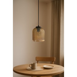 KAJA  Lampă suspendată  CAPRI sticlă chihlimbar 1XE27 Ø18 K-5620