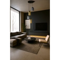 KAJA  Lampă suspendată  CAPRI sticlă chihlimbar 4XE27 K-5627