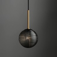KAJA PENDANT FADO GLASS GRAPHITE 1XG9 Ø12 K-5690