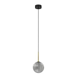 KAJA PENDANT FADO STICLA GRAFIT 1XG9 Ø12 K-5690