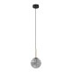 KAJA PENDANT FADO GLASS GRAPHITE 1XG9 Ø12 K-5690