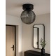 KAJA CEILING LAMP FADO GLASS GRAPHITE 1XG9 Ø12 K-5691