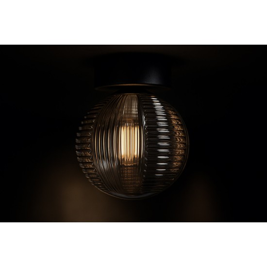 KAJA CEILING LAMP FADO GLASS GRAPHITE 1XG9 Ø12 K-5691