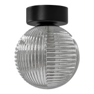 KAJA CEILING LAMP FADO GLASS GRAPHITE 1XG9 Ø12 K-5691
